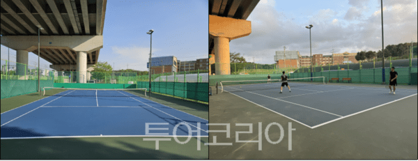 테니스장 전경사진