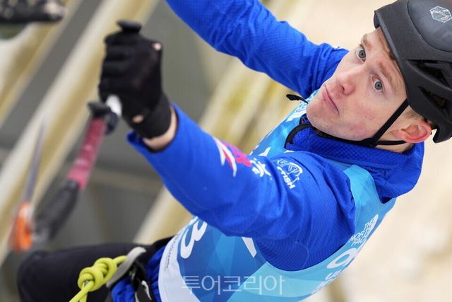 외국인 선수 경기모습/제공=대한산악연맹