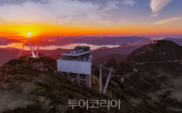 노자산 선셋브릿지 조감도/사진-거제시