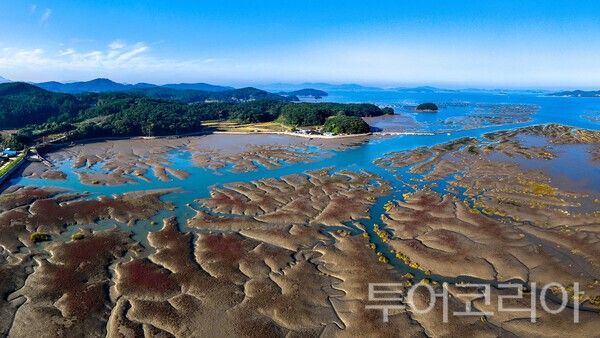▲가로림만 갯벌 모습. /사진-서산시