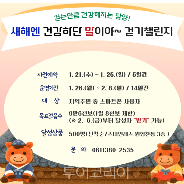 새해엔 건강하단 말이야 포스터. /사진-담양군
