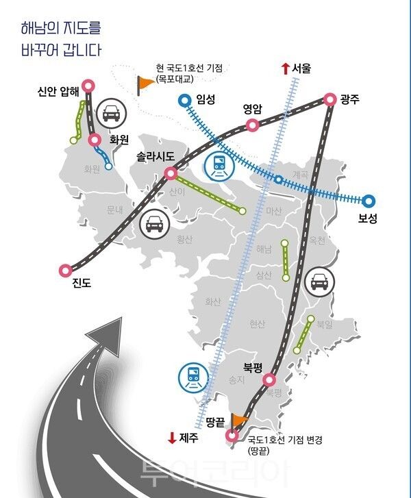 해남교통망. /사진-해남군