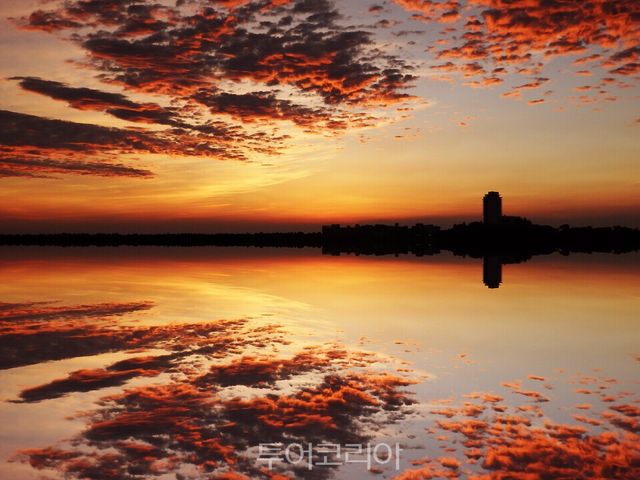 경포호 여명/사진=강릉시