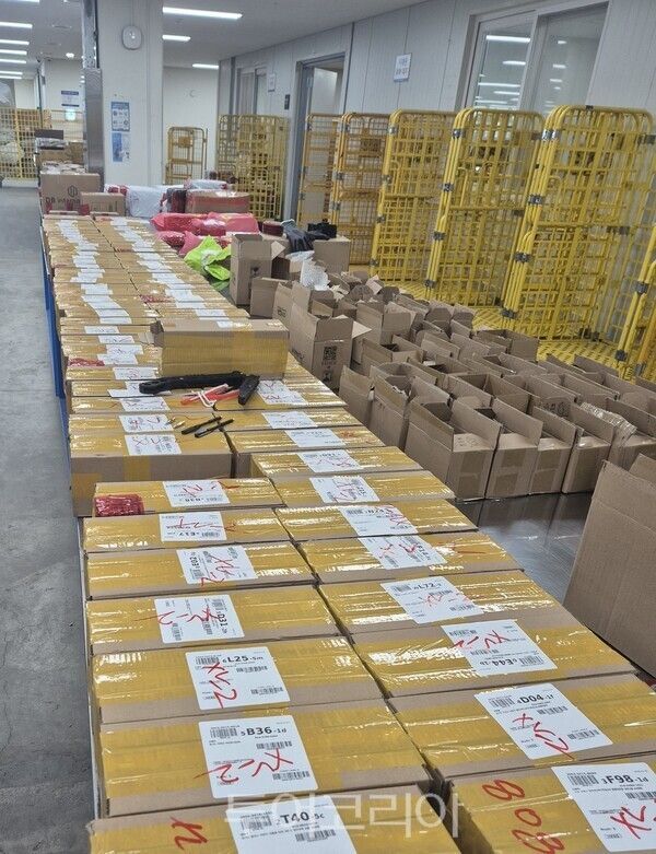 특송화물. /사진-관세청
