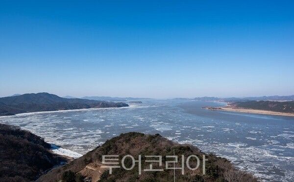 조강 유빙 사진