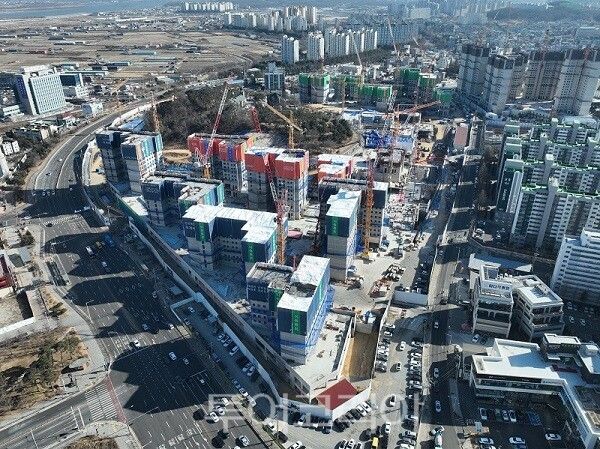 북변4구역 재개발사업 공사사진