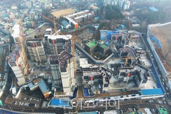 북변3구역 재개발사업 공사사진