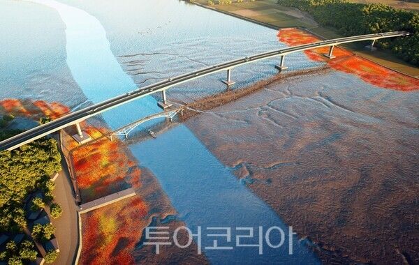 보성벌교갯벌 생태탐방로드 조성사업 1구간 조감도. /사진-보성군