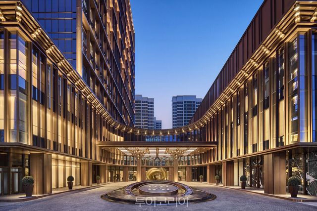 신라모노그램 시안 호텔 진입로/사진-호텔신라