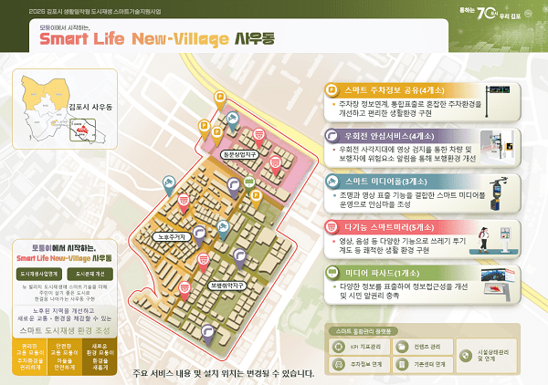 ‘사우동 뉴빌리지’ 생활밀착형 도시재생 스마트기술 지원사업
