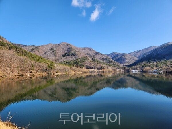 금강저수지 둘레길. /사진-해남군