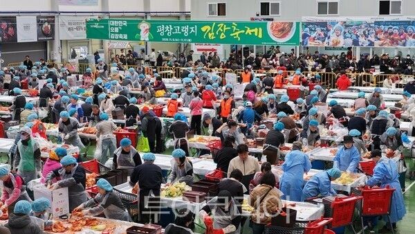 25년 평창고랭지김장축제 현장 모습/사진= 평창 고랭지 김장축제위원회