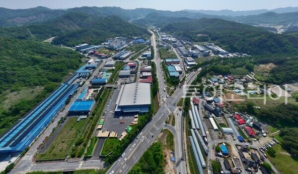 ▲계룡산업단지 전경. /사진-계룡시