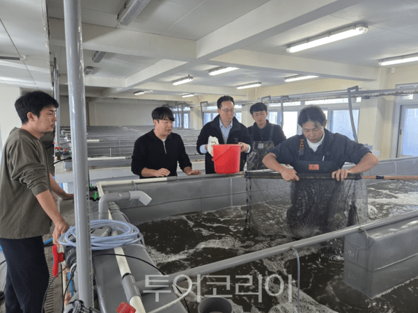 친환경양식 기술 교육 현장 모습. /사진-한국어촌어항공단