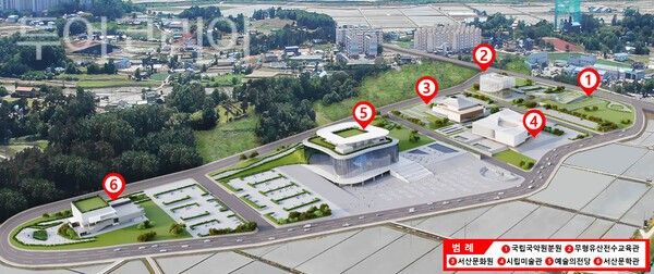 ▲(가칭)문화예술타운 조성사업 조감도 이미지. /사진-서산시