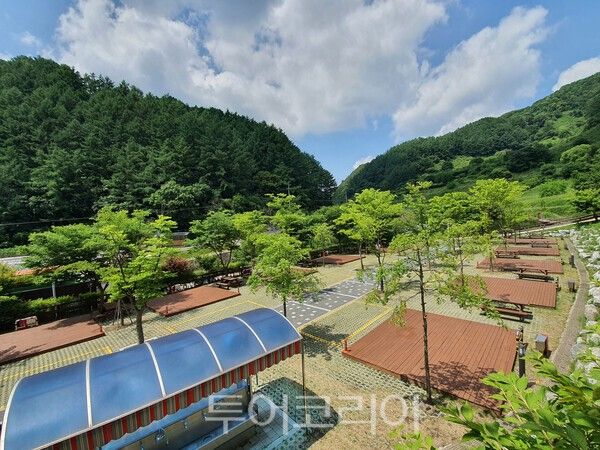 증평군 좌구산 캠핑장. /사진-증평군