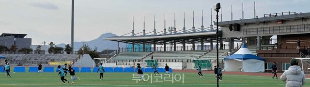 축구 전지훈련. /사진-강진군