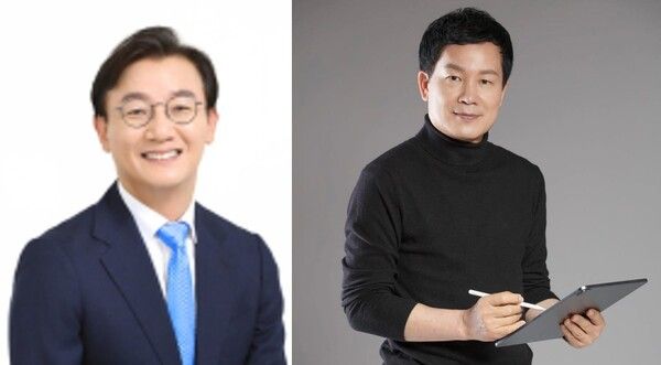 더불어민주당 부산시장 후보로 거론되는 전재수 전 해양수산부 장관(왼쪽)과 홍순헌 전 해운대구청장.