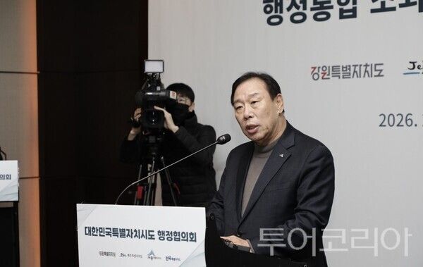 ▲발언 중인 최민호 세종시장 모습. /사진-세종시