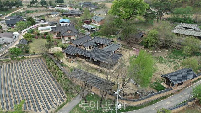 ‘안동 학남고택' 항공사진 원경/사진=국가유산청