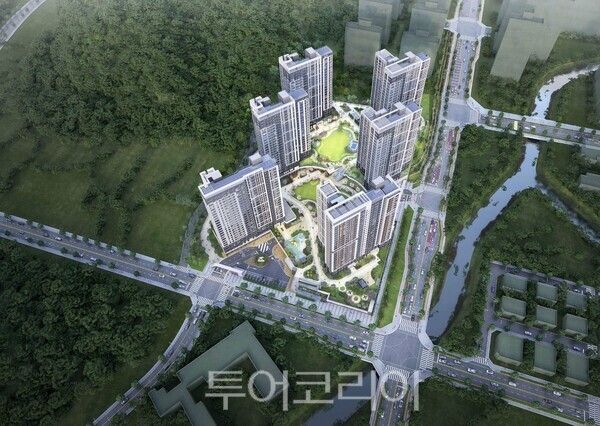 ▲하대실 2지구 공동1블럭 조감도. /사진-계룡시