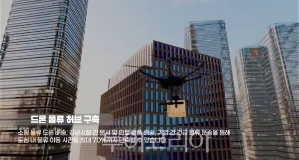 스마트도시 모빌리티 드론 배송/투어코리아뉴스 김경남 기자