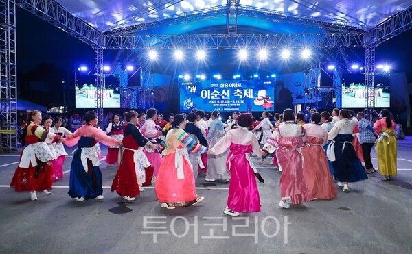 회진면 이순신 축제 모습. /사진-장흥군