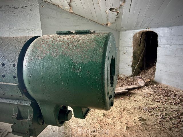 포대 뒤편으로 이어진 터널. 2차 세계대전 당시 한국인이 동원돼 조성된 공간이다./ 사진- 박은하 기자