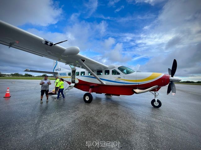 북마리아나제도 로타섬은 사이판에서 경비행기로 약 30분이면 닿을 수 있다./ 사진- 박은하 기자