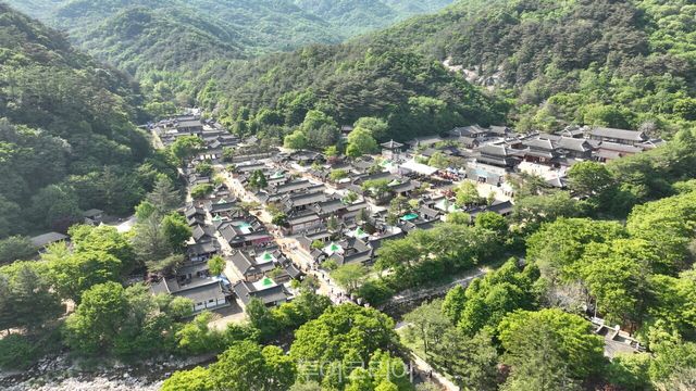 문경새재오픈세트장 항공샷 / 사진-문경시