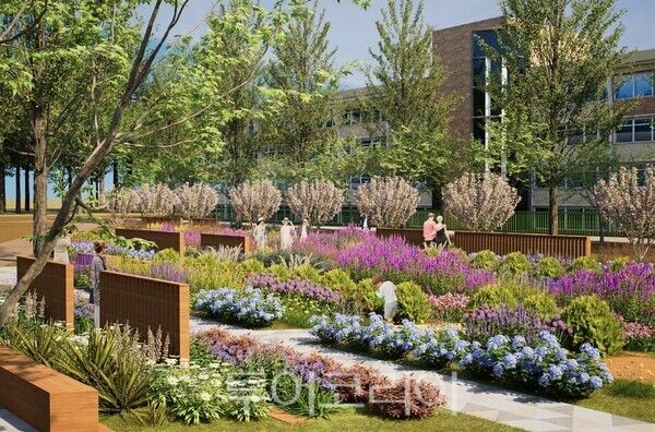 현대백화점그린프렌즈 가든 조감도