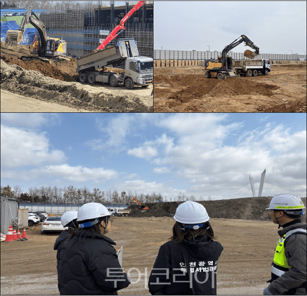 인천광역시 특별사법경찰이 관내 대형 공사장과 민원다발 공사장, 위법 의심 공사장을 대상으로 비산먼지 관리 실태에 대한 기획수사를 하고 있다.