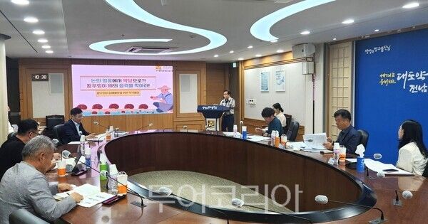 적극행정위원회 회의 모습. /사진-전남도