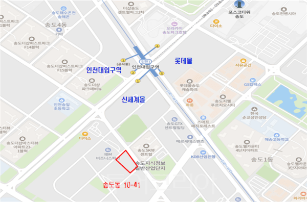 GTX-B 본사 위치도