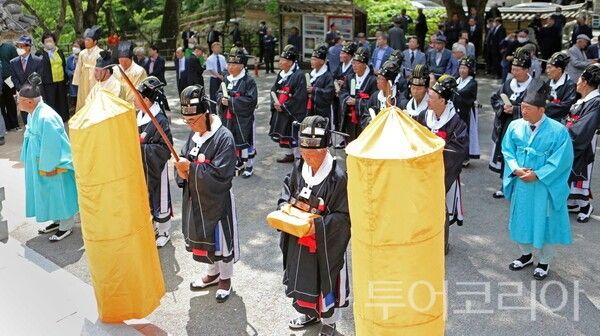 ▲공주 숙모전 춘향대제 모습. /사진-공주시