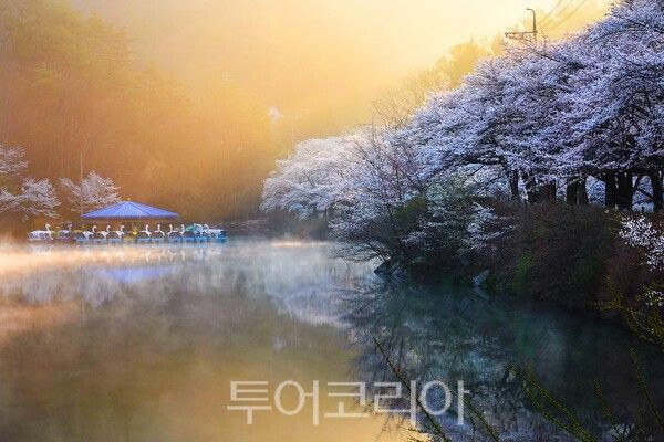 진안 남부 탑영제 모습 / 사진_투어코리아 유지훈 기자