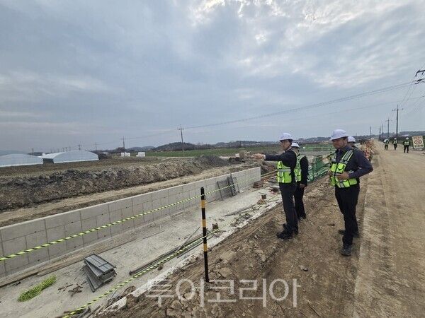 현장 점검 모습. /사진-한국농어촌공사 전남지역본부