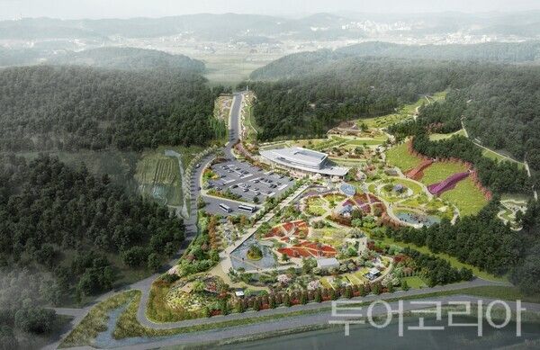 ▲태안군 안면도 지방정원 조성 조감도.