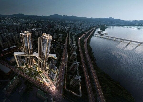 신반포19ㆍ25차 재건축 사업지 조감도/사진제공=포스코이앤씨.