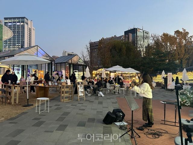 2025년 안테나숍 옥상 지자체 팝업 행사 현장/사진=서울관광재단