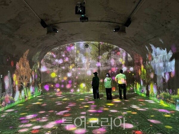 탄약교 미디어아트/투어코리아뉴스 정명달 기자