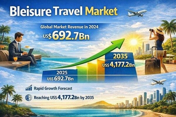 &nbsp; &nbsp; &nbsp; &nbsp; &nbsp; &nbsp; &nbsp; &nbsp; &nbsp; &nbsp;MICE에 이어 새로이 성장하는 블레저 시장/사진 출처: 트랜스패런시 마켓 리서치