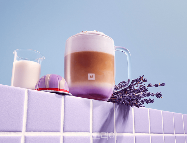 프렌치 라벤더&바닐라향 디카페나토 커피/사진- 네스프레소