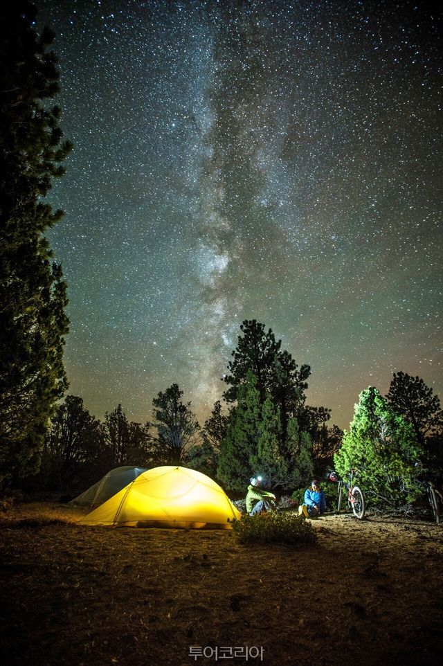 미국 유타주에서 별보며 글램핑 낭만을 즐길 수 있다. / 사진-유타관광청
