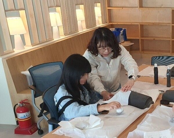 봉화 청량산박물관 체험학습 모습./사진-봉화군