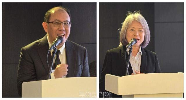 태국관광청 서울사무소 와치라차이 시리쌈판 소장(좌) , 치앙마이 행정위원회 위타야락 쌈자이 회장(우)