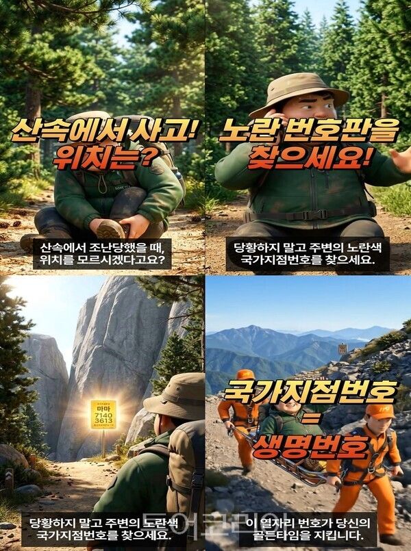 울산시가 제작한 국가지점번호 안내 영상./사진-울산시