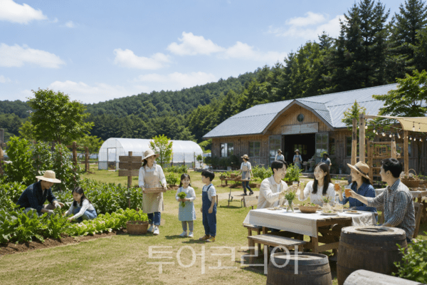 농촌자원 연계 '팜파티'가 농촌 관광의 새로운 키워드로 떠오르고 있다./사진-AI생성이미지