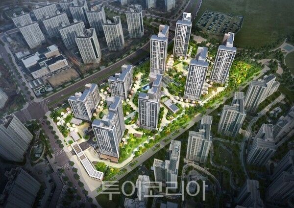 화성 동탄호수공원 자연&자이 장기전세주택’ 조감도/투어코리아뉴스 정명달 기자