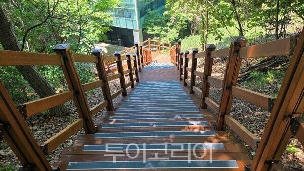 데크 계단/투어코리아뉴스 정명달 기자